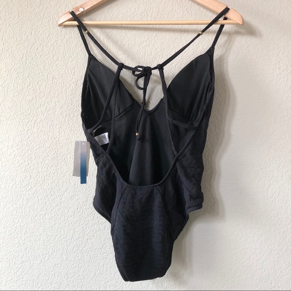 NWT Lucky Brand Shoreline Chic Textured One Piece - Picture 5 of 5